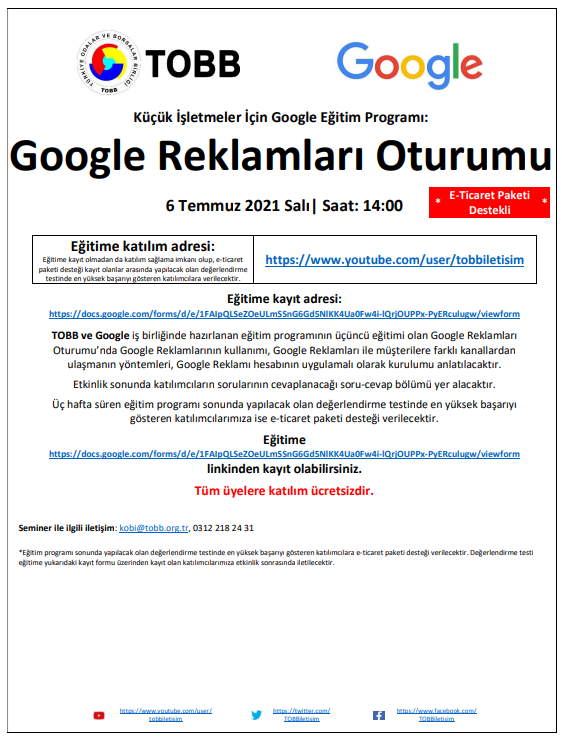 Google Reklamları Oturumu