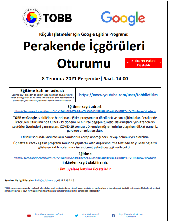 Perakende İçgörüleri Oturumu