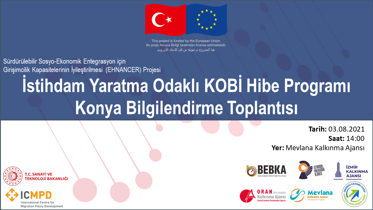 KOBİ HİBE PROGRAMI BİLGİLENDİRME TOPLANTISINA DAVET