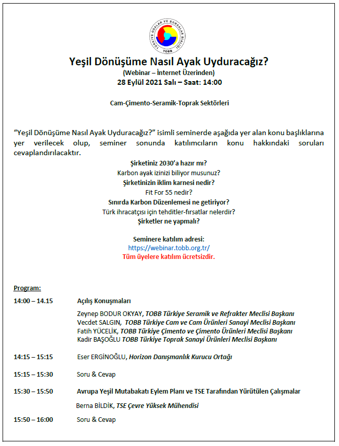 Yeşil Dönüşüme Nasıl Ayak Uyduracağız?