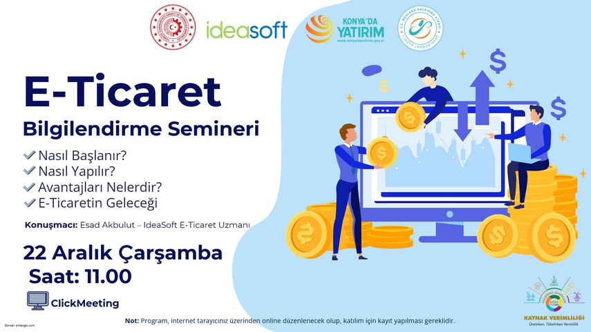 E-TİCARET BAŞLANGIÇ REHBERİ” ONLINE SEMİNERİ