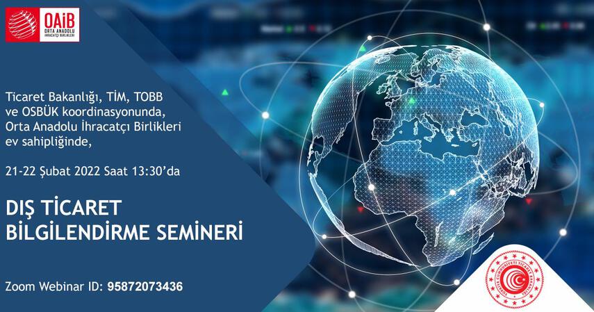 'Dış Ticaret Bilgilendirme Seminerleri'