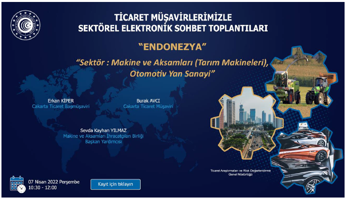 Ticaret Müşavirlerimizle Sektörel Elektronik Sohbetler- Endonezya