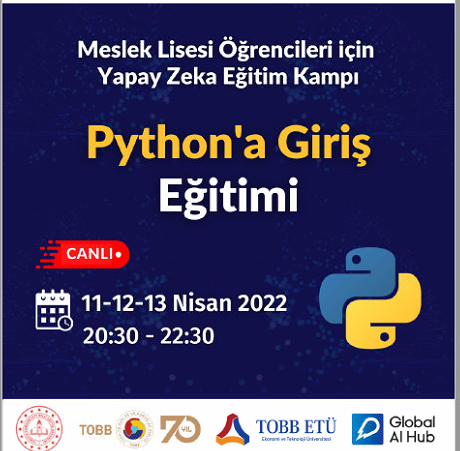 Python Programlamaya Giriş Eğitimi.