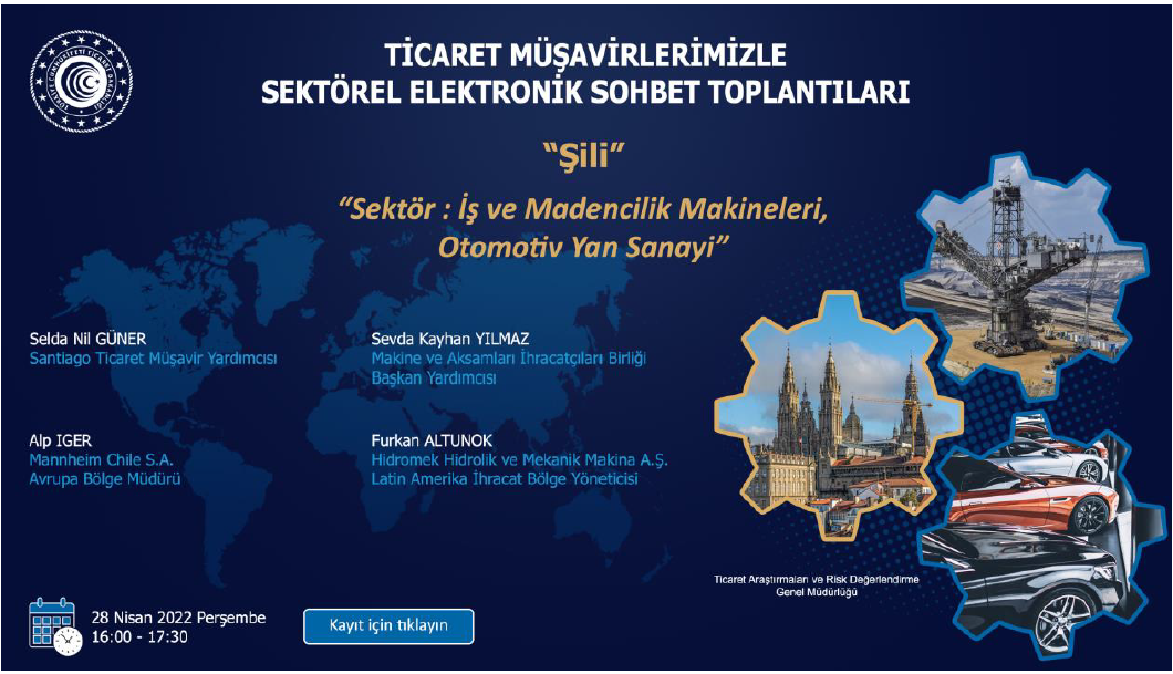 Ticaret Müşavirleriyle Sektörel Elektronik Sohbetler-Şili