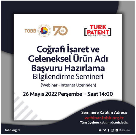 Coğrafi İşaret Webinarları