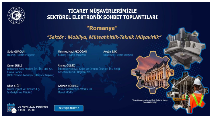 Ticaret Müşavirlerimizle Sektörel Elektronik Sohbetler-Romanya
