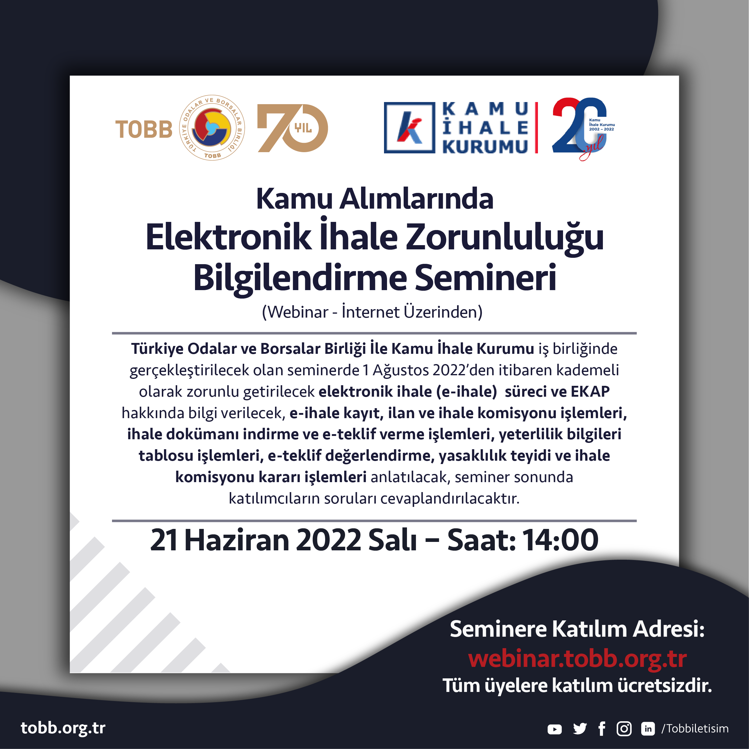 Elektronik İhale Webinarı