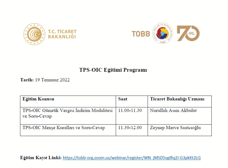 TPS-OIC Eğitimi