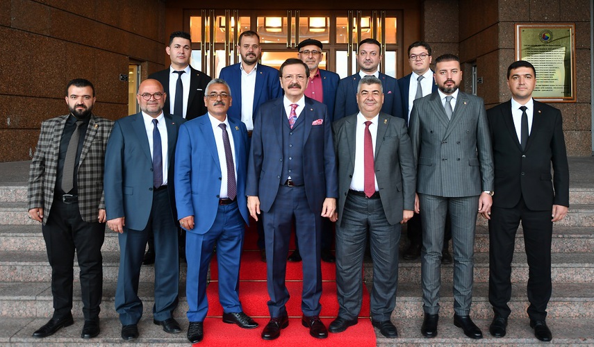 ÇUMRA TİCARET ve SANAYİ ODASI’NDAN HİSARCIKLIOĞLU’NA ZİYARET