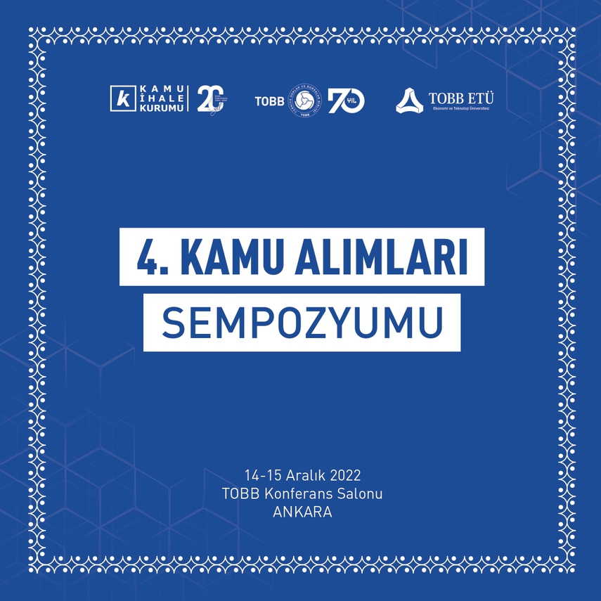 4. Kamu Alımları Sempozyumu