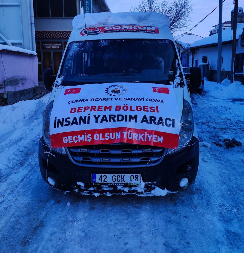 İNSANİ YARDIM ARACIMIZI YOLA ÇIKARDIK