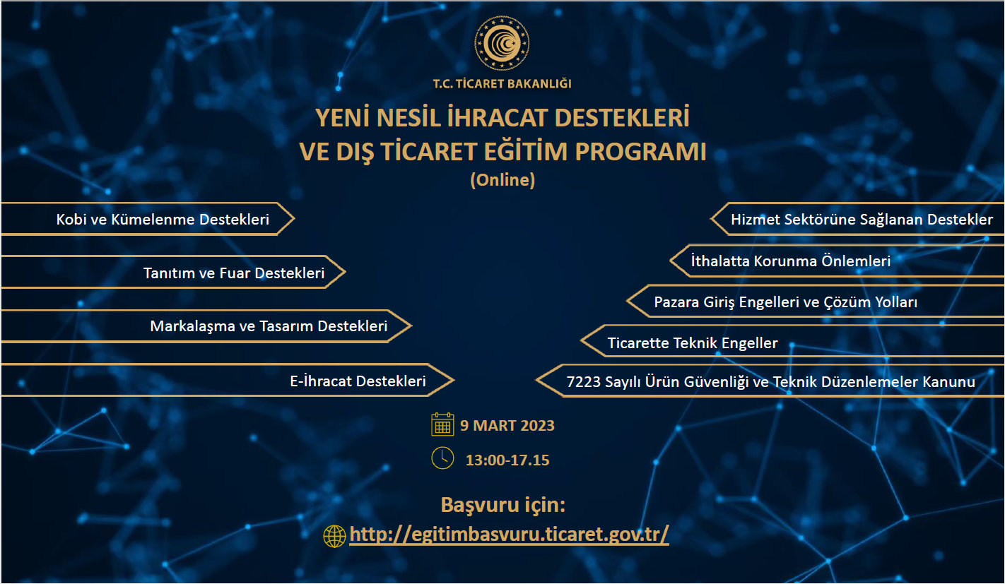Devlet Destekleri Eğitimi.