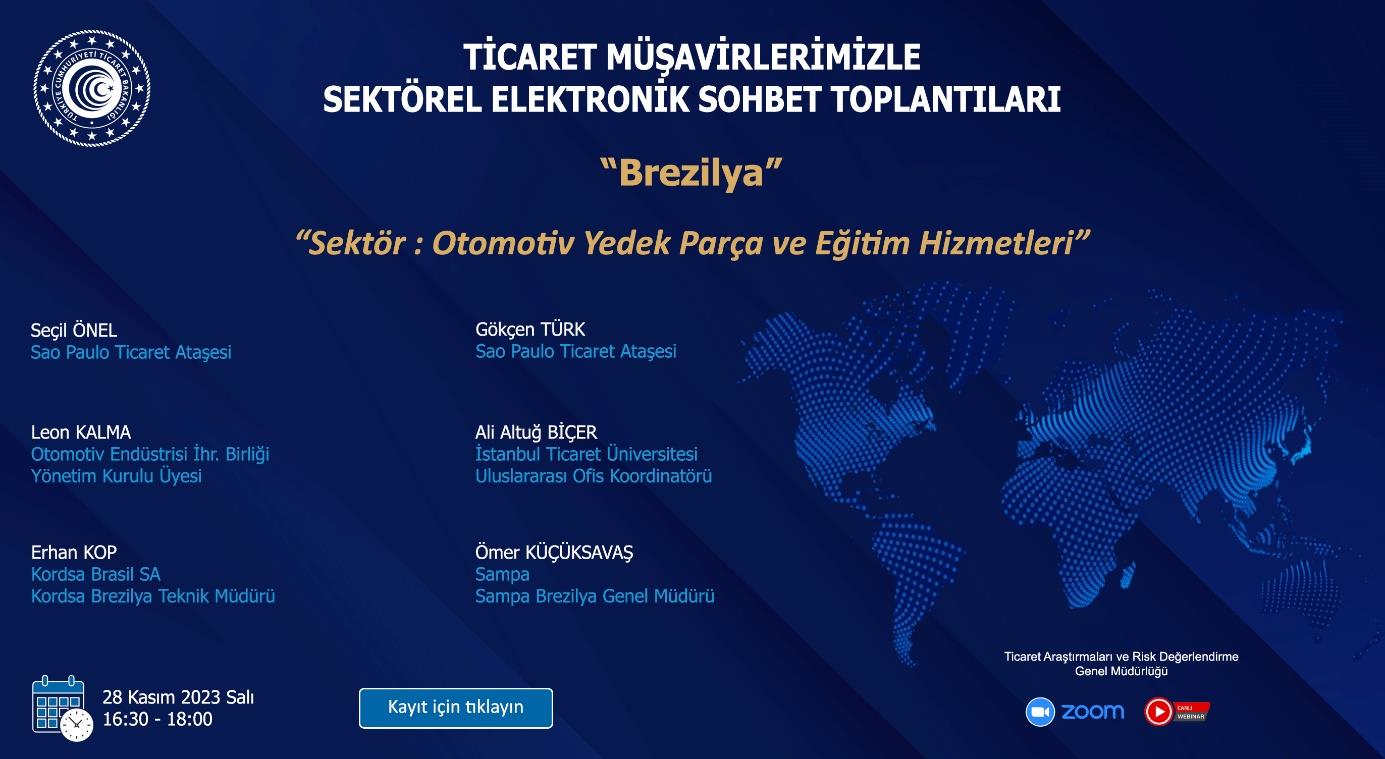 Ticaret Müşavirlerimizle Elektronik Sohbetler-Brezilya
