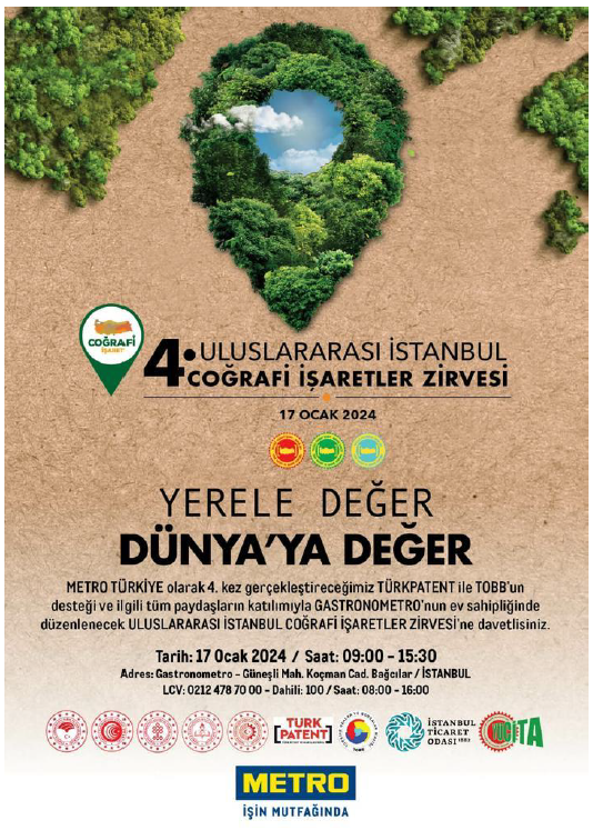 4. Uluslararası Coğrafi İşaretler Zirvesi Hk.