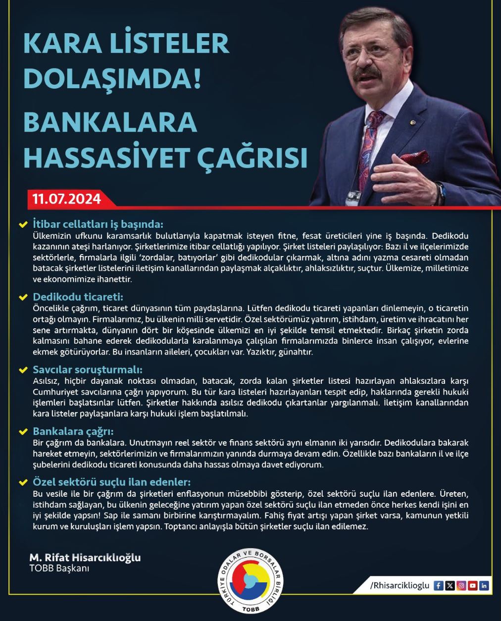 Kara listeler dolaşımda!