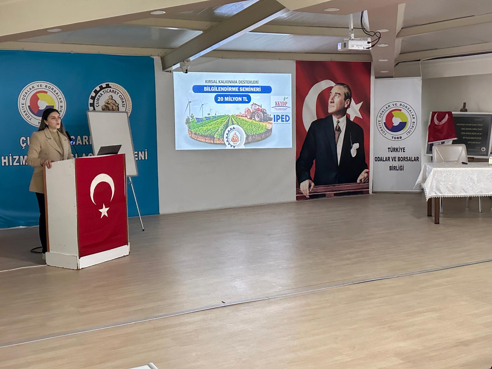 KIRSAL KALKINMA YATIRIMLARI DESTEK PROGRAMI GERÇEKLEŞTİRİLDİ.