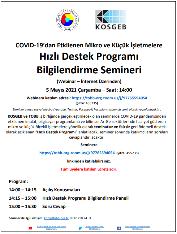 Hızlı Destek Programı Bilgilendirme Semineri